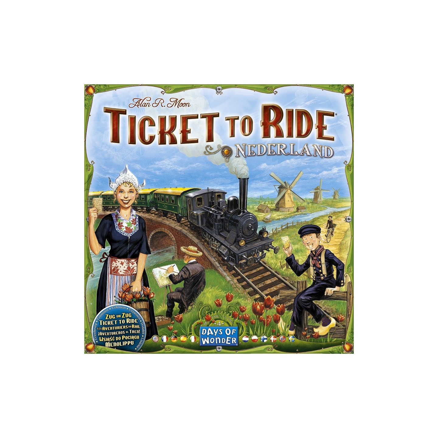 Ticket to Ride Map Coll 4 Nederland Map Collection 4 - Utvidelse