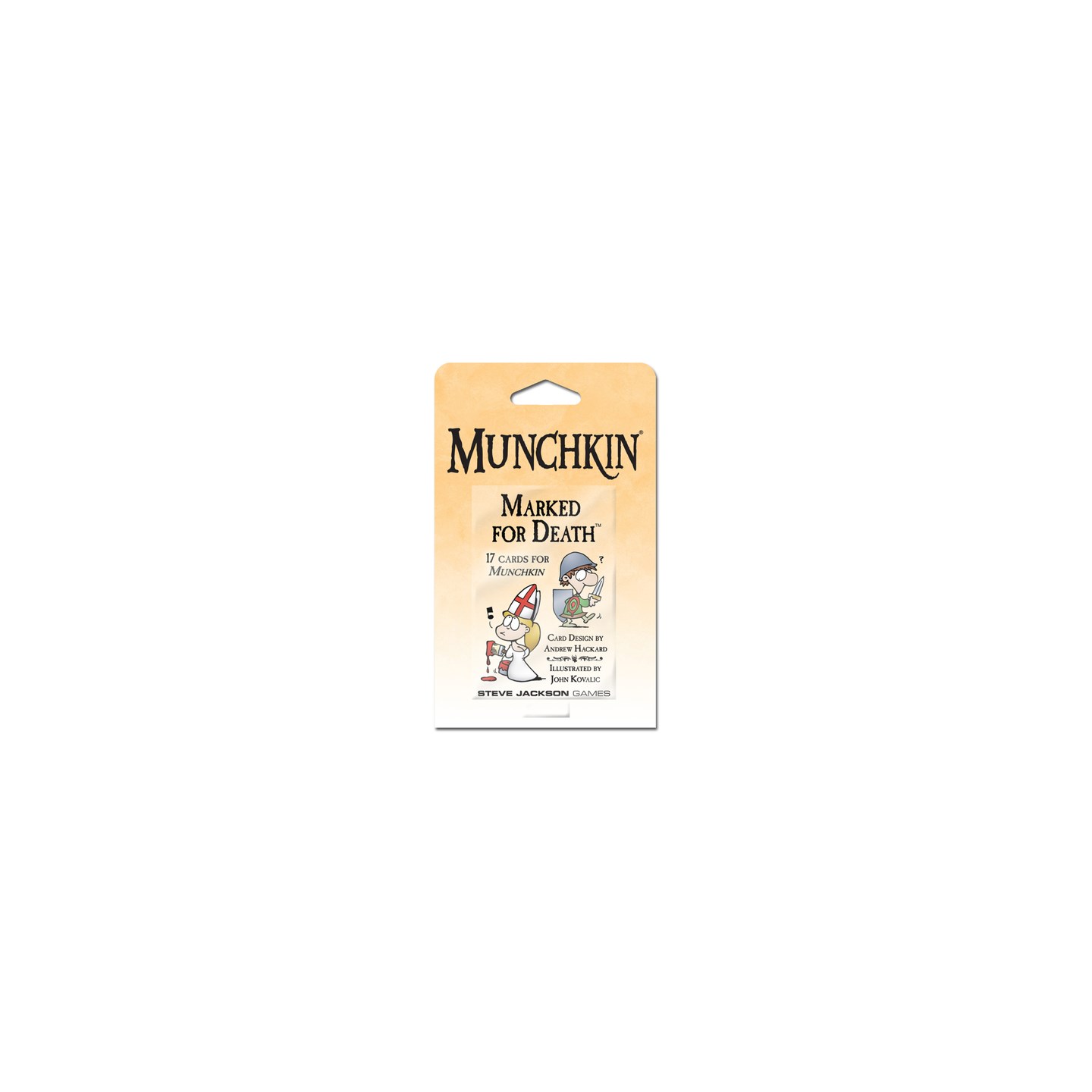 Munchkin Marked for Death 2nd Ed Booster 17 nye kort til Munchkin Kortspill