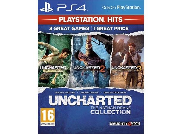 Uncharted Nathan Drake Collection PS4 Uncharted + Uncharted 2 + Uncharted 3