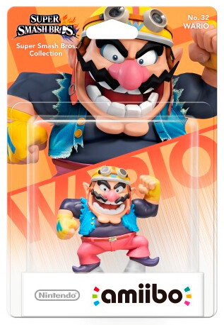 Amiibo Figur Wario Super Smash Bros Collection