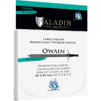 Brädspel Kortskydd 55 st 80x80 Paladin Owain Large Square