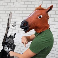 Hästhuvudmask Gör din fest/vardag lite roligare!