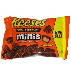 Reeses Peanut Butter Cups Minis 90g Unwrapped mini Cups