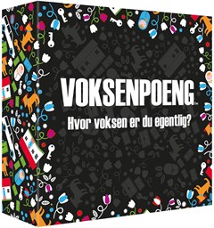 Voksenpoeng Kortspill Hvor voksen er du egentlig?