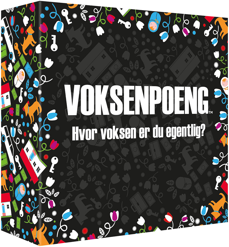 Voksenpoeng Kortspill Hvor voksen er du egentlig?