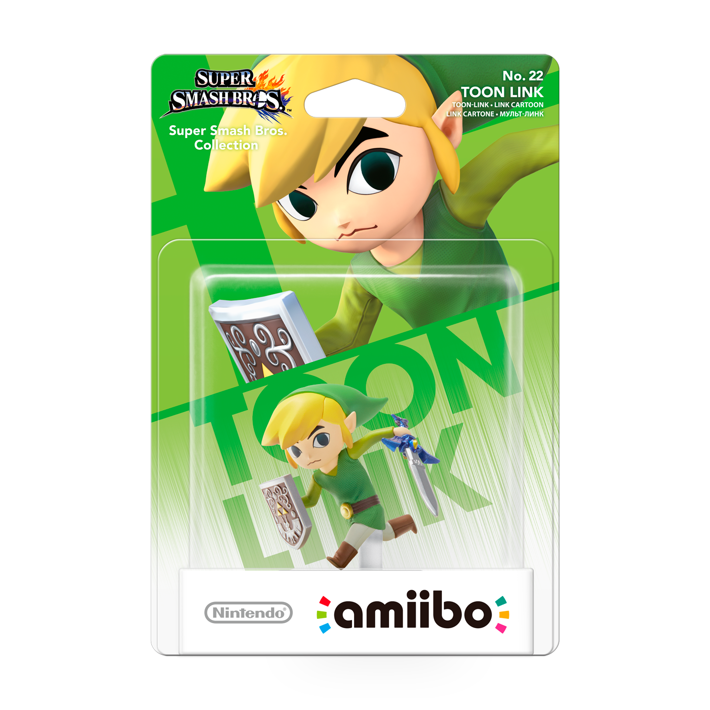 Amiibo Figur Toon Link Super Smash Bros Collection No 22