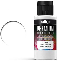 Vallejo Premium Varnish Gloss 60ml Premium Airbrush Color - Klarlakk