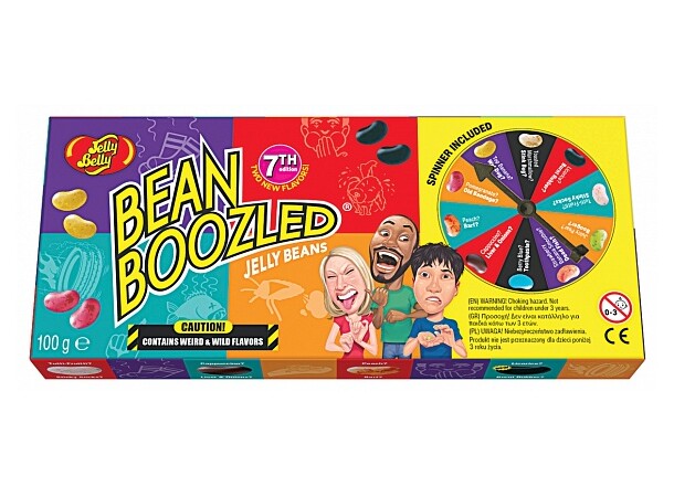 Jelly Belly BeanBoozled Spinner Giftbox Tør du spille? Fersken, eller SPY? 