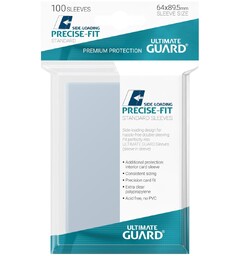 Precise-Fit Side-Loading Klar 64x89 Ultimate Guard Innersleeves