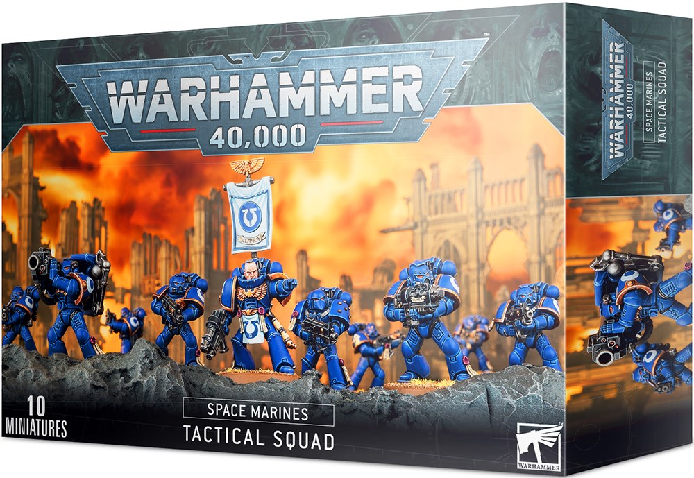 Space Marine Tactical Squad Warhammer 40K - Gamezone.no