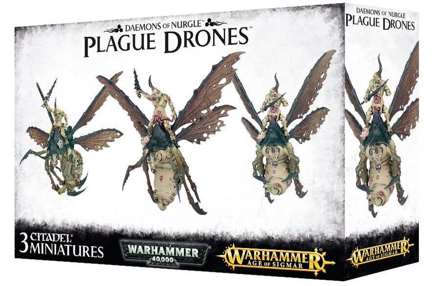 Daemons of Nurgle Plague Drones Warhammer 40K / Age of Sigmar