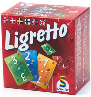 Ligretto Rød Kortspill - Norske regler Terningkast 6 i VG 