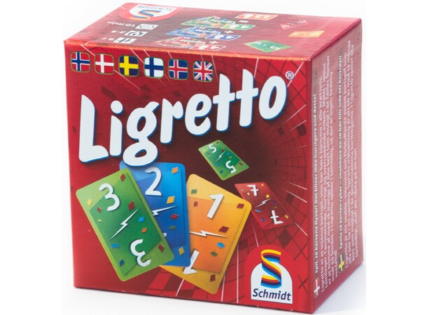 Ligretto Spill Röd Svensk utgåva 