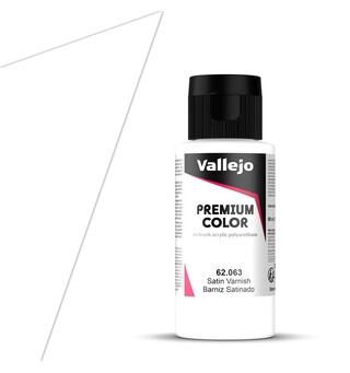 Vallejo Premium Varnish Satin 60ml Premium Airbrush Color - Klarlakk