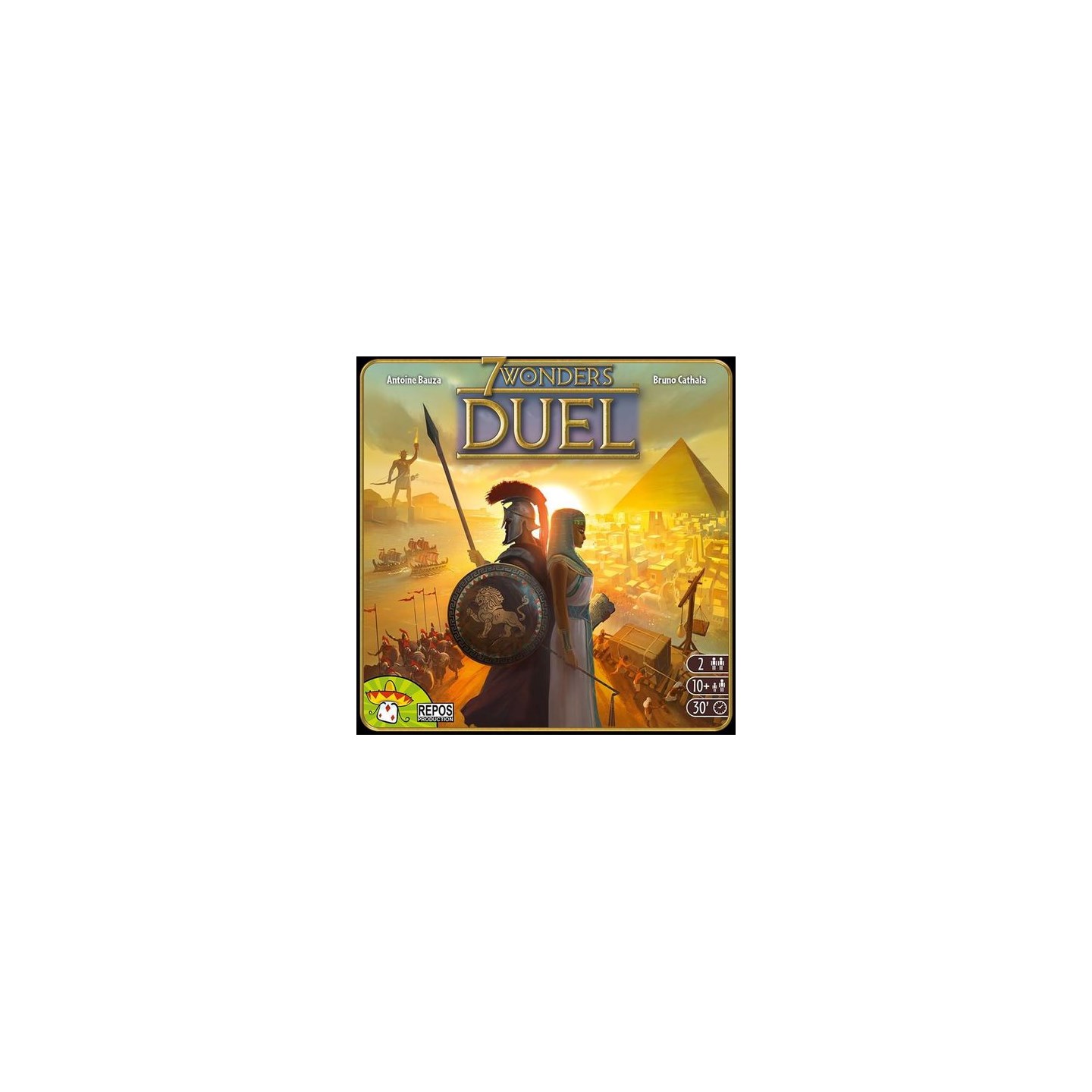 7 Wonders Duel Brettspill - Norsk