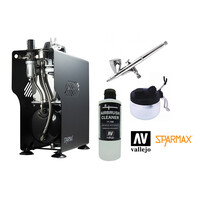 Airbrush Startpaket HOBBY - Komplett Allt du behöver för att komma igång