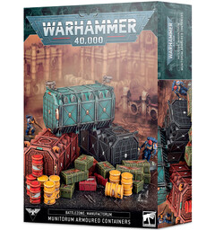 Battlezone Manufactorum Containers Warhammer 40K - Munitorum Armoured