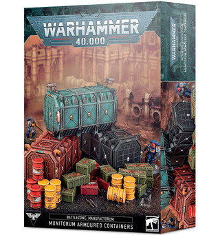 Battlezone Manufactorum Containers Warhammer 40K - Munitorum Armoured