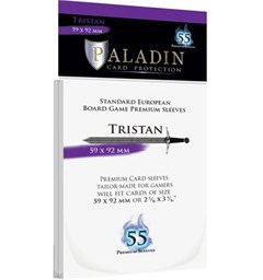 Brettspill Kortbeskyttere 55 stk 59x92 Paladin Tristan Standard European
