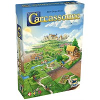 Carcassonne Brettspill - Norsk Grunnspillet m/ Elven & Biskopen Exp.