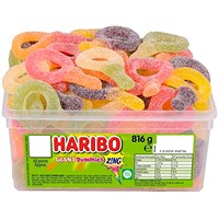Haribo STORE Sure Sutter 60 stk En hel kartong Haribo Giant Sour Suckers