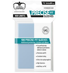 Precise-Fit Standard Klar x100 64x89 Ultimate Guard Innersleeves