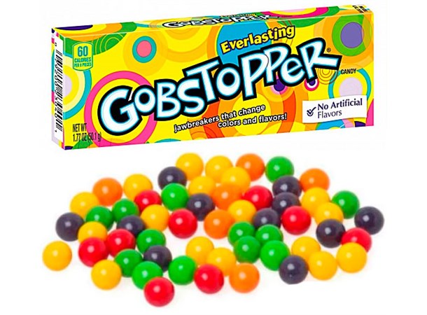 Everlasting Gobstopper 50g Godterikuler som skifter smak og farge