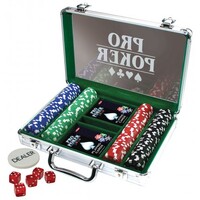 Pro Poker Pokerset med 200 marker 