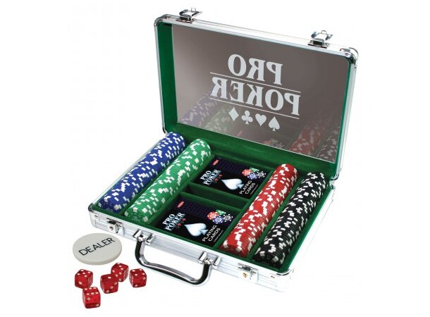 Pro Poker Pokerset med 200 marker 