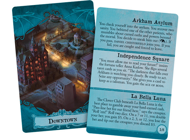 arkham horror 3rd edition cards Fantasy Flight Games FFGAHB01 Third Edition, Multicolor : Health & Household sided tiles bringKingsport and Innsmouth to vibrant life Arkham Horror 3rd Edition Player
