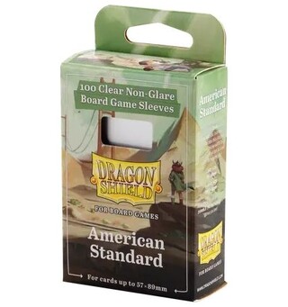 Brettspill Kortbeskyttere x100 57x89 American Standard