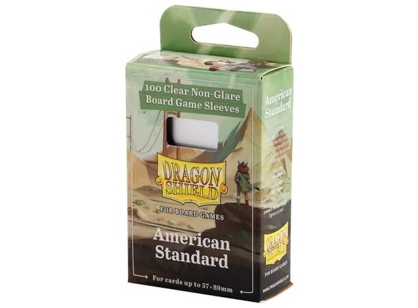 Brädspel Kortskydd 100 st 57x89 American Standard 