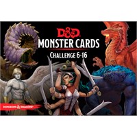 D&D Cards Monster Challenge 6-16 Dungeons & Dragons - 125 kort