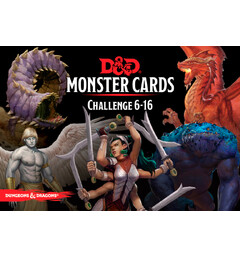 D&D Cards Monster Challenge 6-16 Dungeons & Dragons - 125 kort
