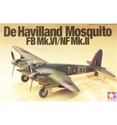 De Havilland Mosquito FB Mk.VI/NF Mk.II Tamiya 1:72 Byggesett
