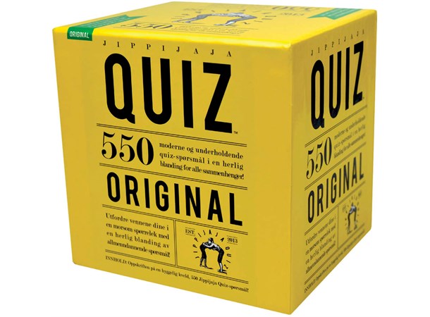 Jippijaja Quiz Original Kortspill