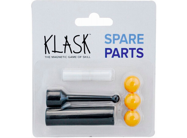 Klask Spare Parts - Reservdelar 3 kulor, 5 vita magneter, 1 kontroll 