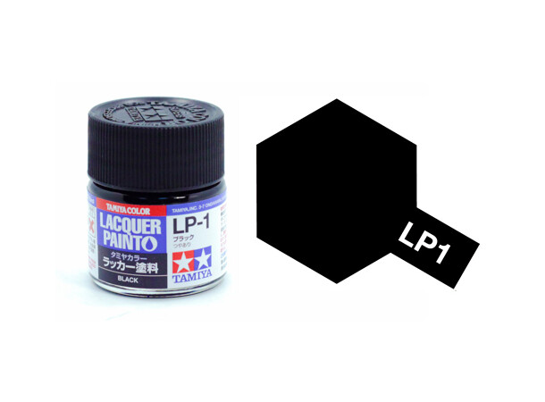 Lackfärg LP-1 Black Tamiya 82101 - 10ml 