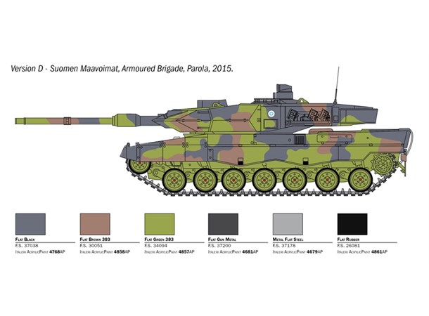 Leopard 2A6 1:35 Italeri Byggesett