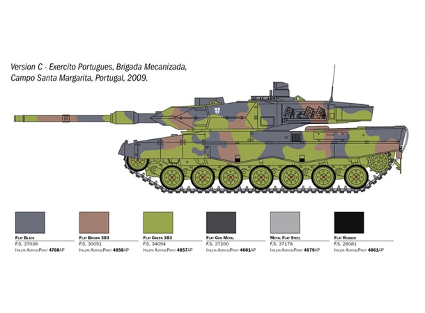 Leopard 2A6 1:35 Italeri Byggesett