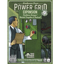 Power Grid Northern Europe Expansion Inkluderer United Kingdom + Ireland