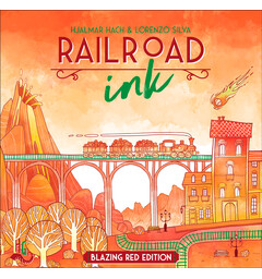 Railroad Ink Blazing Red Ed Brettspill