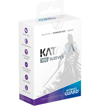 Sleeves Katana Klar 100 stk 66x91 Ultimate Guard Kortbeskytter/DeckProtect
