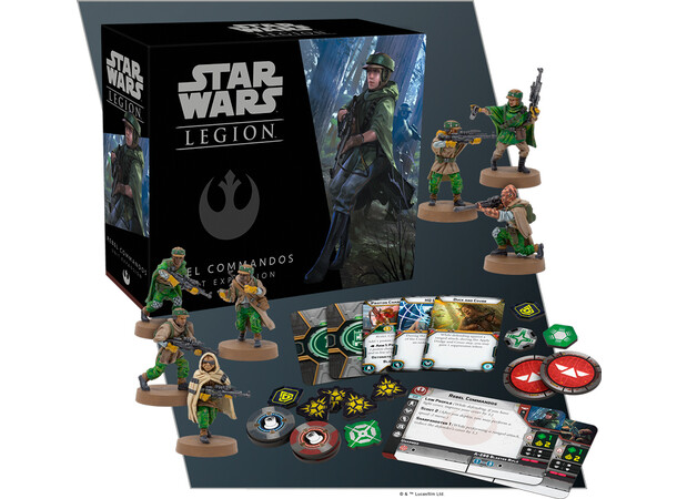 Star Wars Legion Rebel Commandos Exp Expansion till Star Wars Legion 