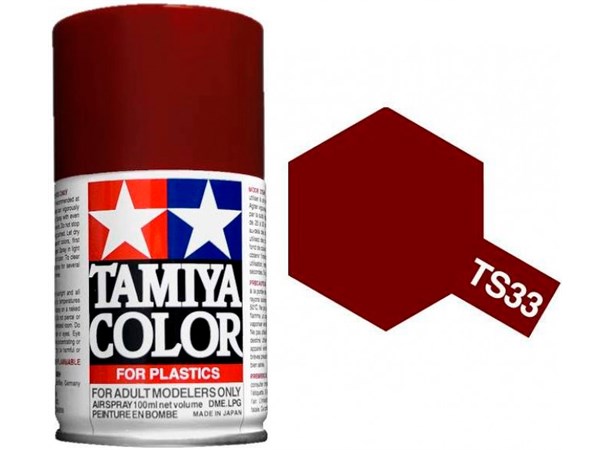 Tamiya Airspray TS-33 Dull Red Tamiya 85033 - 100ml