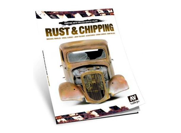 Vallejo Bok Rust & Chipping Guide Bok med detaljerte steg for steg guider