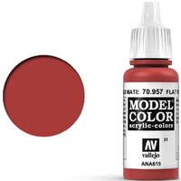 Vallejo Model Color Flat Red 17ml 