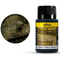 Vallejo Mud Thick Mud Black - 40ml 