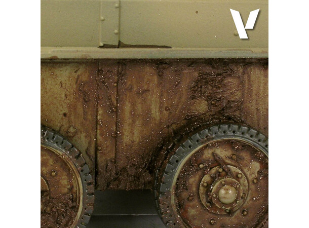 Vallejo Texture Brown Mud 200ml Thick Mud Texture Acrylic 
