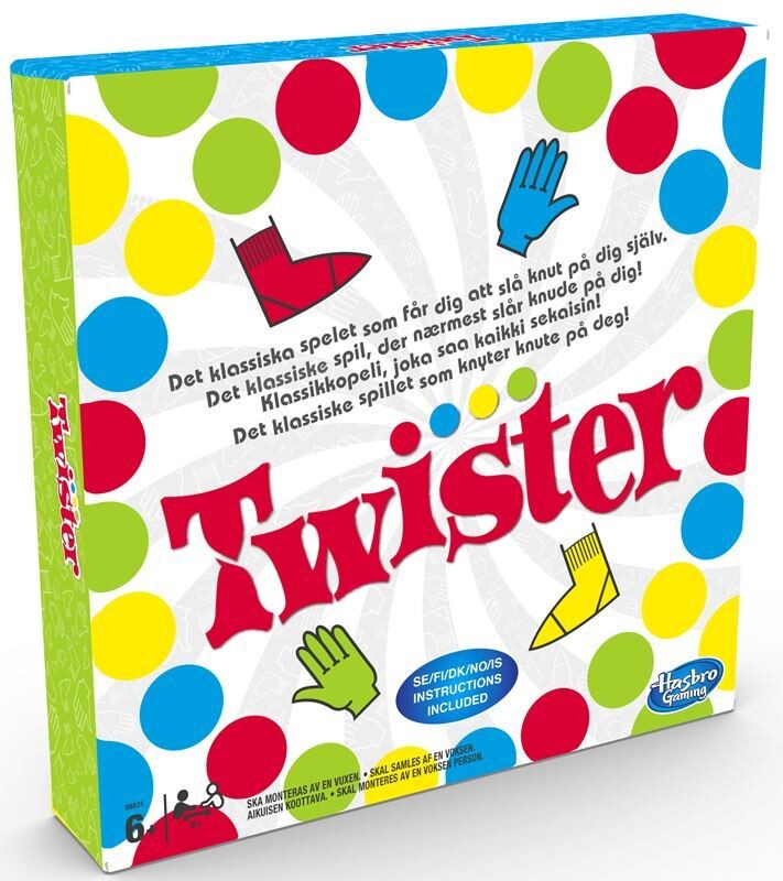 Twister Aktivitetsspill Brettspill Ny utgave!